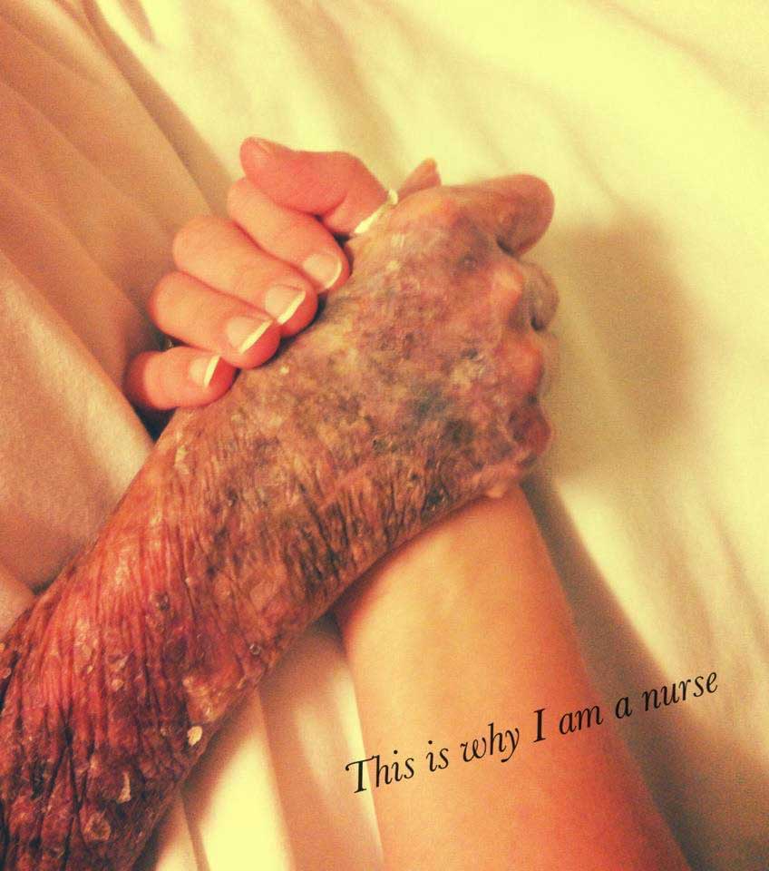 This is why I am a nurse. Because sometimes, healing has nothing to do with medicine.