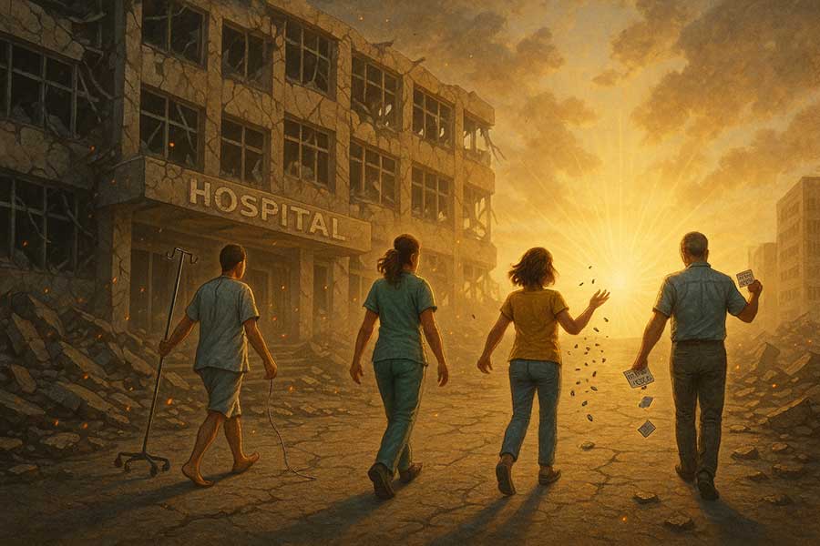 Where systems collapse, healing begins — walking out of what failed us and into what can heal us.