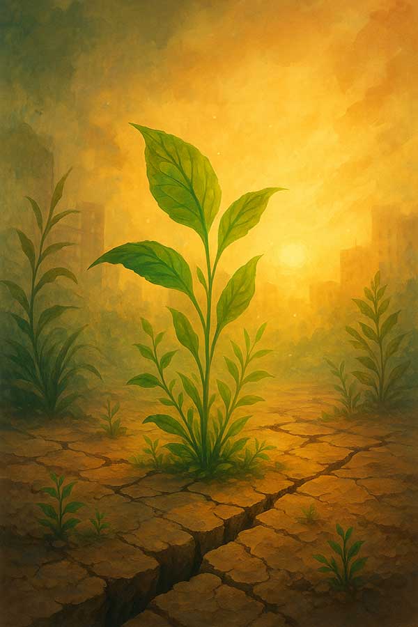 Hope,  renewal, resilience, rebirth and new beginnings.